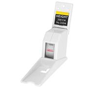 ASHATA Medidor de Altura de estadiómetro, 200 cm, estadiómetro Compacto de Montaje en Pared con Placa de Pared, Ideal para niños y Adultos, para clínicas Escolares de Uso doméstico(Blanco)