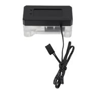 ASHATA Medidor de Flujo de Enfriamiento de Agua de PC, Indicador de Temperatura/Flujo/velocidad con Alarma para el de Enfriamiento de Agua de PC de Escritorio, Alarma de Flujo