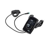 ASHATA Medidor de Pantalla LCD para Bicicleta Eléctrica, Velocímetro, Odómetro, Panel de Control de Pantalla de Bicicleta Eléctrica ABS para Reemplazo