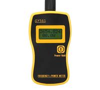 ASHATA Medidor de Potencia Digital RF GY561 y Contador de frecuencia para radios walkie-talkies de 2 vías y radios de automóvil, con Cable SMA-F, Carga simulada incorporada