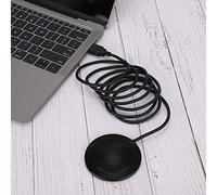 ASHATA Micrófono de Condensador USB, Micrófono Omnidireccional USB con Micrófono de Cubierta de Malla Metálica de Sonido de 360 Grados para Reuniones de Escritorio, para XP/Vista/7/8/10