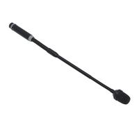 ASHATA Micrófono de Cuello de Cisne DJ, Micrófono de DJ Dinámico XLR Macho de 3 Pines para Mezclador, Micrófono de DJ de Cuello de Cisne de Tubo de Metal Flexible para Aplicaciones