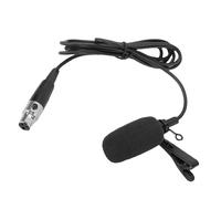 ASHATA Micrófono de Solapa Lavalier, Micrófono de Condensador Unidireccional con, Lavalier con Cable XLR de 3 Pines, para Interpretación de Voz, Grabación de Escenario,