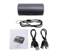 ASHATA Micrófono Lavalier Inalámbrico Grabación de Sonido Claro para Transmisión en Vivo, Micrófono de Solapa con Reducción de Ruido para Vídeos Al Aire Libre