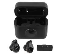 ASHATA Micrófono Lavalier Inalámbrico, Micrófono Mini con Estuche de Carga, Reducción Activa de Ruido Micrófono de Solapa Inalámbrico 2.4G para Creadores de Contenido Podcast