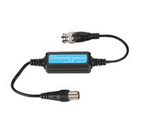 ASHATA Mini Aislador de Bucle de Tierra Interferencia de DVR III 60 dB,Diseño de Filtro de Onda/Antiestático/Protección contra Rayos Grado(Negro)