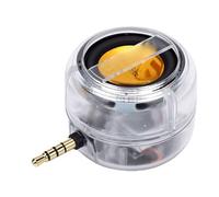 ASHATA Mini Altavoz Portátil, Altavoz de Entrada de Línea de Teléfono Móvil de 3 W con Enchufe de 3,5 Mm para Teléfono Inteligente, Tableta, Computadora Portátil, Amplificación de