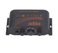 ASHATA Mini Amplificador de Potencia HiFi 2 Canales 40W DC12V Sonido Estéreo Claro Coche Doméstico para TV Teléfonos Móviles, Control de Graves Agudos de bajo Ruido, Soporte para Auriculares Altavoces