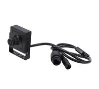 ASHATA Mini Cámara IP, Lente de 3,6 Mm, ángulo de Visión de 85 Grados, Cámara de Metal con Micrófono Incorporado, Cámara Pequeña, Detección de Movimiento de Vigilancia H.265, Cámara de (8MP)