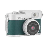 ASHATA Mini Cámara Llavero, Vídeo 2K FHD 2MP Fotos Cámara Pulgar, 4 Filtros, Pantalla a Color de 1,47 Pulgadas, Flash LED, Videocámara Retro Recargable para Viajes Diarios Vlogging (Green)