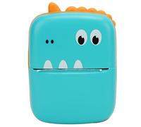 ASHATA Mini Impresoras, Impresora Térmica de Bolsillo Portátil, Impresora Térmica sin Tinta de 200 PPP Impresión en y Negro Impresora Térmica Portátil BT Recargable para