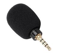 ASHATA Mini Micrófono de Condensador Portátil de 3,5 Mm, Patrón de Captación de Alta Sensibilidad para Teléfonos Móviles, Tabletas, Cámaras SLR, Fácil de Usar (Enchufe Directo Mono 3,5 de Cuatro