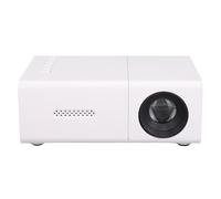 ASHATA Mini Proyector Portátil, Soporte Proyector De Películas 1080P HD 6000lm Corrección Keystone Automática Proyector De Cine En Casa LED con Interfaz Multimedia De Alta Definición (Enchufe de la
