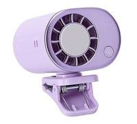 ASHATA Mini Ventilador con Abrazadera, 199 Velocidades, Diseño Silencioso Ajustable, Portátil para Actividades Al Aire Libre en el Hogar y la Oficina