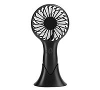 ASHATA Mini Ventilador Portátil, Ventilador de Mano Mini Sistema de Enfriamiento Suministros de Oficina en el Hogar 3 Velocidades, Escritorio Silencioso Eléctrico Mini Ventilador