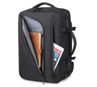 ASHATA Mochila de Viaje Al Vacío con Bomba, Mochila de Viaje Grande, Expandible de 36 a 55 Litros, Bolsa de Compresión de Vacío de Separación Seca y Húmeda, para de Negocios