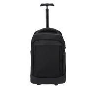 ASHATA Mochila Enrollable de Vacío, Mochila para Computadora Portátil de Viaje con Ruedas y Bloqueo de Contraseña Anti -robo, Bomba Incorporada, Transporte de Equipaje con Bolsa de (BLACK)