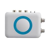 ASHATA Modulador HDM66 HD, Convertidor HDMI AV Modulator RF, Formato de TV PAL NTSC, Control de PLL 1080p, para Televisión HDMI CATV, Enchufe y Reproducción