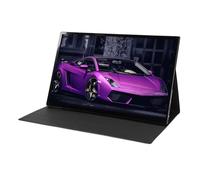 ASHATA Monitor Portátil 15,6 Pulgadas USB C 3840 X 2160P, SRGB Monitor Portátil para Computadora Portátil Pantalla para Juegos 60Hz 4K Extensor de Pantalla para Computadora