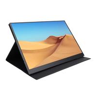 ASHATA Monitor Portátil de 16 Pulgadas, Soporte de Pantalla LCD LCD de 16 Pulgadas 4K Ultra HD 120Hz 100% SRGB con Baja Luz Azul y Altavoces Incorporados para la Computadora Portátil