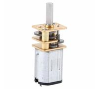 ASHATA Motor de Engranaje de Metal N20 de 2 Piezas, Motor de Reducción de Velocidad Diseñado con Resistencia Al Desgaste para Juguetes de de Bricolaje, Alta Eficiencia, Material de Calidad