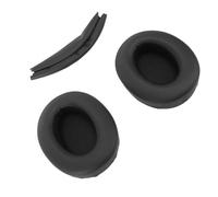 ASHATA Padres de Oído de Repuesto, Cojines de Espuma de Memoria de Cuero Proteína con Cubierta de Banda para la Cabeza para Auriculares WH XB910N (Black)