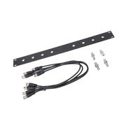 ASHATA Panel de Montaje en Rack de Antena 1U para SLX PGX2 |Kit de Montaje Frontal con Cable BNC de 50 Cm para SLX2 LX4