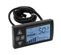 ASHATA Panel de Scooter Eléctrico -lcd, Conexión de Bicicleta Eléctrica Ligera -lcd sm para Conducir