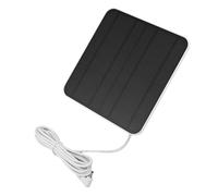 ASHATA Paneles Solares, 2 Piezas de 12 W Fit For Ring Spotlight CAM Plus Pro Battery Cargador Solar con Soporte de Pared Ajustable de 360 Grados, USB C Micro USB Puertos IP65 9.8 Pies