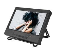 ASHATA Pantalla Portátil Monitor 1024 * 600, 7 Pulgadas de Monitor Portátil 1024 x 600, Pantalla Multifunción Compatible con HDMI/VGA/AV Entrada, para Cámara, Cocina, Caravana, Coche (EU Plug)
