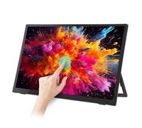 ASHATA Pantalla Táctil de Monitor Portátil, 13 Pulgadas 1920x1080 Tipo C para Pantalla Externa de Computadora Portátil HDMI, Pantalla Táctil IPS de 60 Hz Pantalla para Juegos Extensor