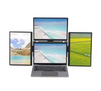 ASHATA Pantalla Triple HD PORTÁTIL DIY DE 13,3 Pulgadas, Extensor DE Pantalla Delgada Multifuncional para Computadora Portátil con USB3.0, 3x1920x1200IPS, para Computadora Portátil DE
