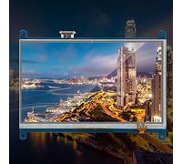 ASHATA para Monitor de Pantalla Táctil, Pantalla Táctil LCD Resistiva de 7 Pulgadas con Interfaz GPIO Apta para 800x480, Pantalla Táctil LCD Resistiva con Interfaz