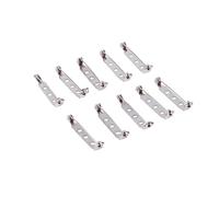 ASHATA Pasadores de Barra de Metal para Hacer Broches, Cierre de Pasador de 32 Mm con Cierre de Seguridad en la Parte Posterior para Collar de Manualidades de Costura DIY (32mm)