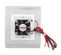 ASHATA Peltier termoeléctrico de 12 V, Kit de Bricolaje del de refrigeración del módulo de Placa termoeléctrica Peltier XD-35(with Cold End Fan)