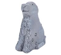 ASHATA Piedra Conmemorativa para Perros, Marcador de Resina para Tumbas de Mascotas con Nombre y Fechas Grabados, para Decoración Interior de Jardín, Patio, Césped