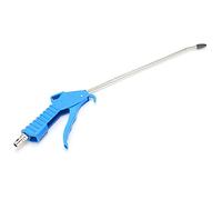 ASHATA Pistola de Aire con Boquilla Larga, Acero Inoxidable Resistente a Alta Presión, Calibre de Tubo de 6 Mm, Entrada de Aire de 1/4 pulg., Herramienta de Limpieza Neumática para Eliminación de