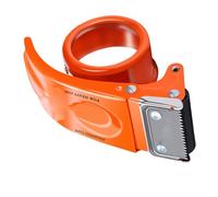 ASHATA Pistola Dispensadora de Cinta de Embalaje con Cortador de 6,0 Cm, Herramienta de Sellado Manual para Cajas, Dispensador de Cinta de Cartón para Logística y Almacén (ORANGE)