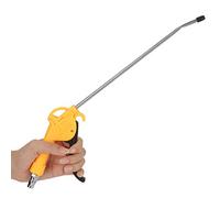 ASHATA Pistola Neumática de Eliminación de Polvo de Aleación de Aluminio, Pistola de Aire con Boquilla y Junta de Tapa de Goma, Herramienta Ergonómica y Liviana para Limpieza de Tuberías Estrechas