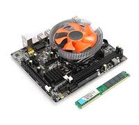 ASHATA Placa Base de Computadora, Juego de Placa Base de Escritorio I5 B75 Mainboard DDR3 Memory 4G Dual-USB 3.0 SATA3 Computer Parts, Compatible con Salida Dual VGA y