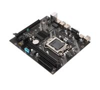 ASHATA Placa Base LGA 1155, DDR3 de Doble Canal, PCIE X16, NVME de Pines M.2, SATA2.0, SATA3.0, Interfaz Multimedia HD, USB 2.0, USB 3.0, VGA, Puerto de Red RJ45