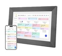 ASHATA Planificador de Pared de 10.1 Pulgadas Calendario Digital y Gráfico de Tareas, Pantalla Interactiva de Pantalla Táctil Inteligente para Horarios Familiares, Incorporado 32 G, 2 (EU)