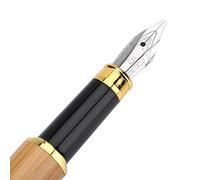 ASHATA Pluma estilográfica de caligrafía paralela, Pluma estilográfica gótica Escritura Suave Punta de cincel Escritura gótica árabe Cursiva(1,5 mm)