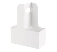 ASHATA Portabebidas de 2 Tazas a Prueba de Derrames, 20 Unidades, con Asas Reforzadas para Entrega de Bebidas Frías y Calientes (20PCS)