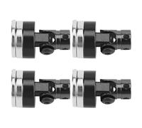 ASHATA Poste de Columna de Carcasa de Coche RC con Imán Fuerte de 4 Uds Apto para Modelo de Coche AXIAL SCX10 1/10 RC, Soportes de Carrocería Resistentes para Crawler Rock Racer (Black)