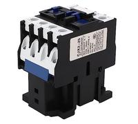 ASHATA Potente Contactor de CA, Bobina de Cobre Plateado, Interruptor de Circuito Normalmente Abierto 3P, para un Mantenimiento Eficaz de los Circuitos de Alimentación
