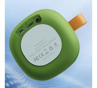 ASHATA Presidente Inalámbrico de BT Sonido del Subwoofer, Portátil para Actividades Al Aire Libre (Aleación de Aluminio Verde)