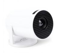 ASHATA Proyector de Películas Portátil HD para Exteriores, Pequeño Proyector de Vídeo WiFi con Rotación de 240° con Puertos HDMI USB AUX, Compatible con Smartphone, Altavoces de