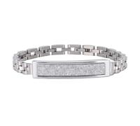 ASHATA Pulsera Elegante Elegante, Actividad Portátil y Rastreador de Fitness para Modo de Deportes Múltiples, Bluetooth V5.1 Fitness Tracker Pulsada IP68 a Prueba de Agua, Carga (Silver)