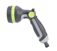 ASHATA Pulverizador con Boquilla para Manguera de Jardín, Diseño Ergonómico y Ligero para un Fácil Lavado de Coches, Color Gris